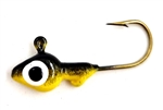 Double Eyed Painted Minnow Head Jigs Bag of 100