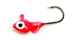 Double Eyed Painted Minnow Head Jigs Bag of 100