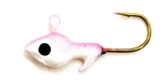 Double Eyed Painted Minnow Head Jigs Bag of 100