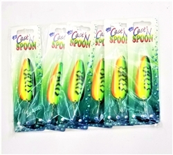 Wahoo Tackle Cast' N Spoon Bag of 6 (B-77)