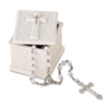 DEMDACO TRINKET BOX & ROSARY BEADS