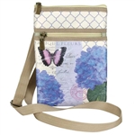 BLUE HYDRANGEA ON THE GO BAG & UMBRELLA SET