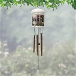 Thomas Kinkade "The Garden of Prayer" Windchime