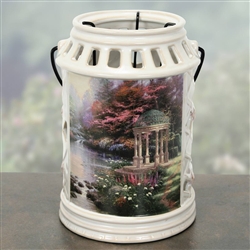 Thomas Kinkade "The Garden of Prayer" Lantern