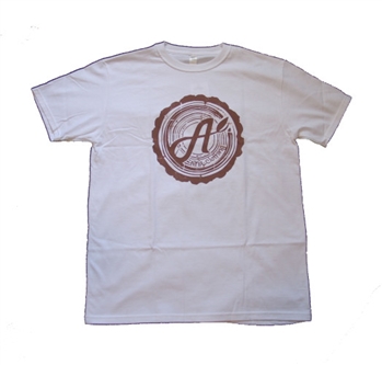 Aina Clothing white organic cotton cross cut t-shirt