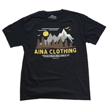 Men's Aina Mountain Living Eco Friendly Organic Cotton T-Shirt
