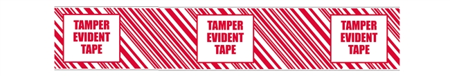 155SP-36 - 2.44 MIL BOPP STOCK PRINTED - Tamper Evident Tape