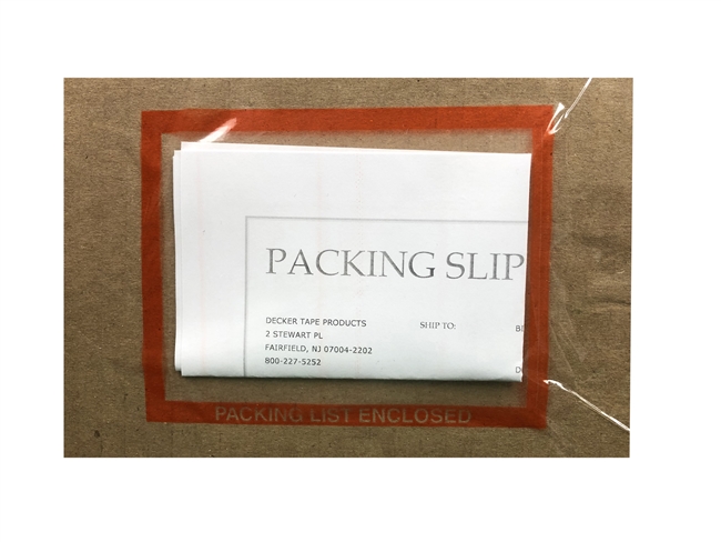 190 - POUCH TAPE - PACKING LIST ENCLOSED