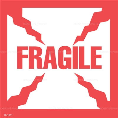 DL1011 <br> FRAGILE <br> 6" X 6"