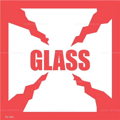 DL1281 <br> GLASS <br> 4" X 4"