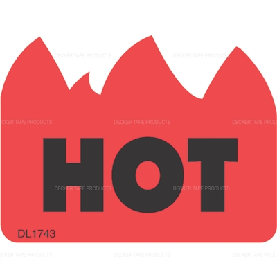 DL1743 <br> HOT <br> 1-1/2" X 2"