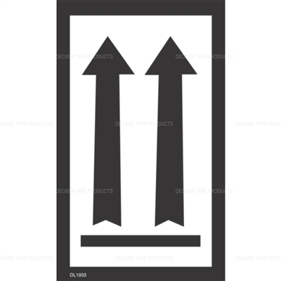 DL1933 <br> ARROWS UP FLAGGED <br> 3" X 5"