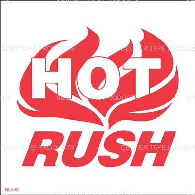 DL3193 <br> HOT RUSH <br> 4" X 4"