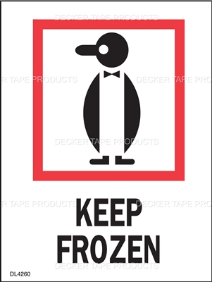 DL4260 <br> KEEP FROZEN <br> 3" X 4"