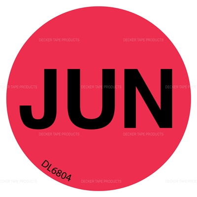 DL6804 <br> MONTHS OF YEAR - JUN <br> 1"