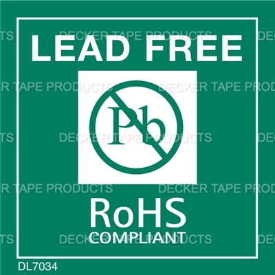 DL7034 <br> LEAD FREE RoHS COMPLIANT <br> 2" X 2"