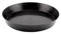 Gro Pro Heavy Duty Black Saucer - 12 in