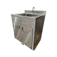 MOBI Foot Pedal Sink Station | MortuaryMall.com