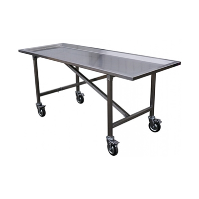 MOBI HD SS Folding Dressing / Embalming Table | MortuaryMall.com