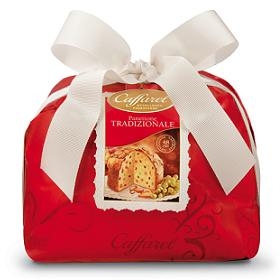 Caffarel Panettone Tradizionale Hand Wrapped Italian Christmas Cake