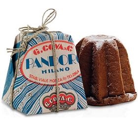 Breramilano (formerly G. Cova & Co) Pandoro Classico Hand Wrapped Italian Christmas Cake 750gr