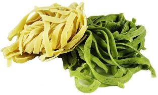 Fresh Pasta with Eggs - Tagliatelle Paglia e Fieno