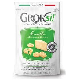 Groksi! Novello Crunchy Italian cheese snack 60gr.