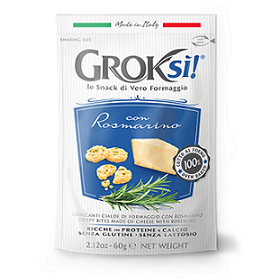 Groksi with Rosmarino Crunchy Cheese snack 60gr.