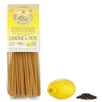 Morelli Wheat Germ Linguine with Lemon and Black Pepper