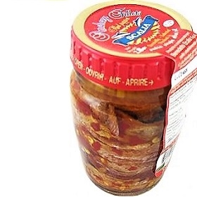 Scalia Anchovy Fillets with Red Pepper - 2.8oz Jar