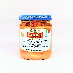 Callipo Solid Light Tuna in Water - 7oz jar