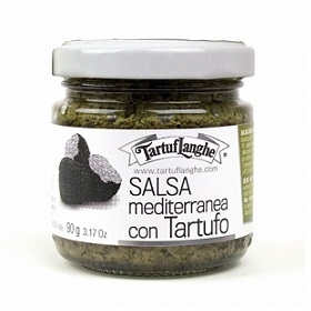 Tartuflanghe Mediterranean Sauce With Black Truffle 90gr.