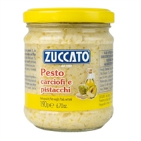 Zuccato Artichoke and Pistachio Pesto Bruschetta