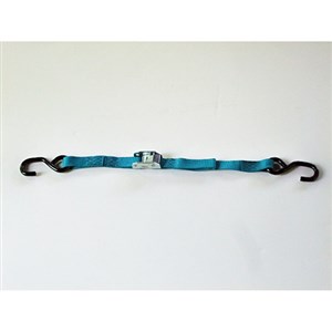 54C112X06 <b> 1 Inch X 6 Foot</b> Motorcycle Cam Strap With Vinyl Coated S Hooks.