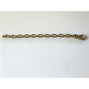 <b>5/16 Inch X 20 Foot</b> Grade 70 Transport Chain Assembly With Clevis Grab Hook On Each End.