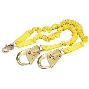 3M DBI/SALA 1244409 100% Tie-Off Internal Stretch Shock Absorbing Lanyard With Rebar Hooks