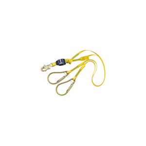 3M DBI/SALA 1246023 100% Tie-Off Shock Absorbing Web Lanyard With Large Carabiner