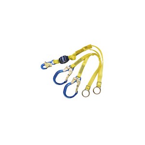 3M DBI/SALA 1246071 100% Tie-Off, Tie-Back Shock Absorbing Lanyard With Rebar Hooks