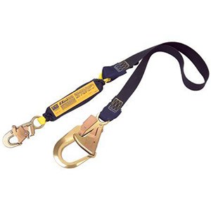 3M DBI/SALA 1240559 Kevlar Webbing Shock Absorbing Lanyard With Rebar Hook