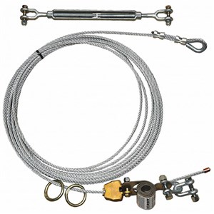 3M DBI/SALA 7602030 30 Foot Sayfline Cable Horizontal Lifeline System