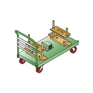 3M DBI/SALA 8520867 Advanced Series Counterweight Cart Base