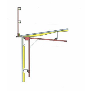 BodyGuard MB 300 Metal Building Guardrail