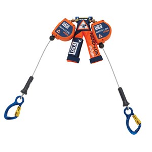 3M DBI/SALA 3500229 Nano-Lok Edge Twin Leg 8 Foot Self Retracting Lifeline