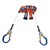 3M DBI/SALA 3500231 Nano-Lok Edge Twin Leg 8 Foot Self Retracting Lifeline