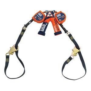 3M DBI/SALA 3500228 Nano-Lok Edge Twin Leg 8 Foot Tie-Back Self Retracting Lifeline