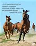 Running Horses Poster