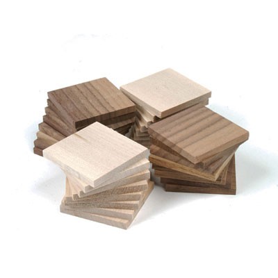 Walnut and Maple Squares for Chess Set (64 piece set)  Item #: CHESSQ