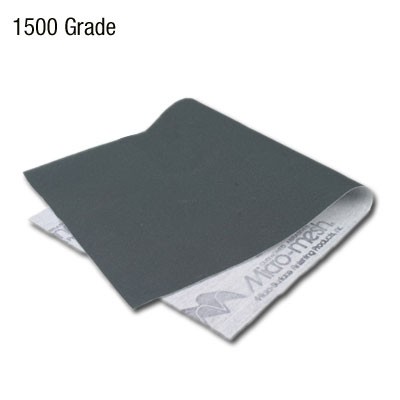 Micro Mesh Cloth Super Fine Sanding Sheet: 1500 Grade  Item #: MM1500