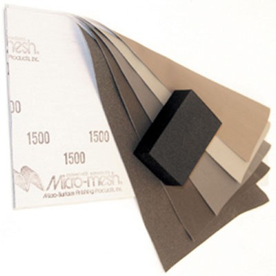 5 Grade Pack Micro Mesh Cloth Super Fine Sanding Kit  Item #: MMESH