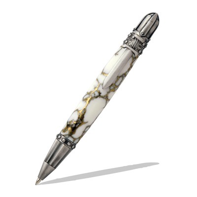 Knights Armor Twist Pen in Antique Pewter  Item #: PKA100